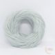 Hosszú szőrű szőrmés koszorú alap - 20 cm - menta