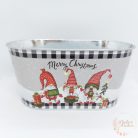 Karácsonyi bádog kaspó