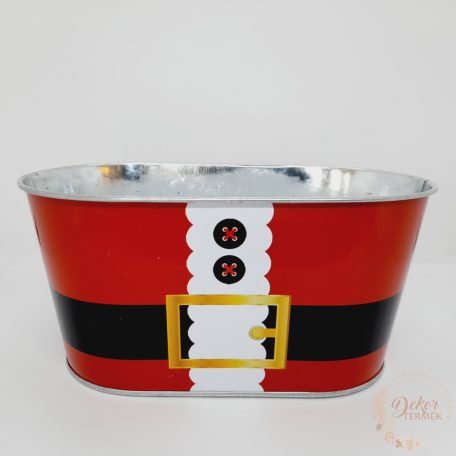 Karácsonyi bádog kaspó