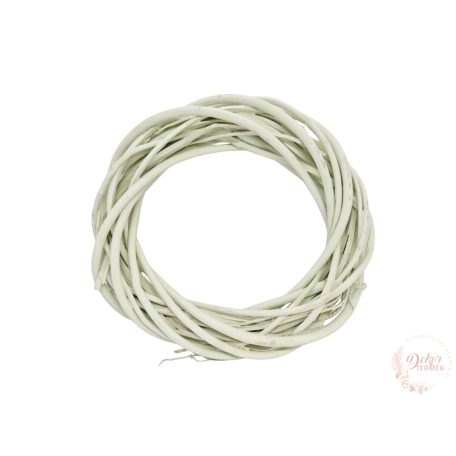 Vessző koszorú - 20 cm - menta