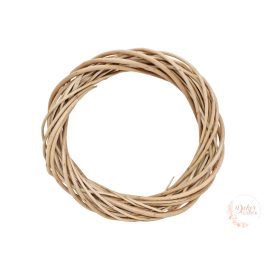 Vessző koszorú - 25 cm - natúr