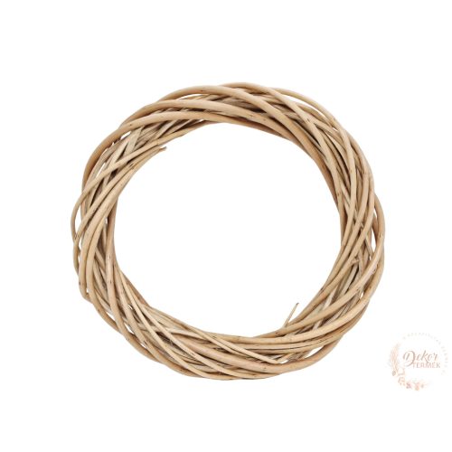 Vessző koszorú - 25 cm - natúr