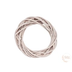 Vessző koszorú - 20 cm - pasztell rózsa
