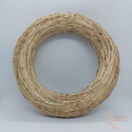Szalma koszorú alap - 25 cm