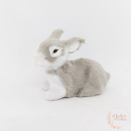 Prémium szőrös nyuszi - ülő