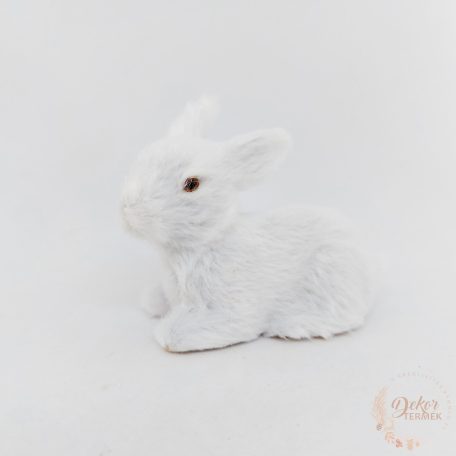 Prémium szőrös nyuszi - ülő