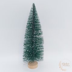 Dekor fenyőfa - zöld - 20 cm