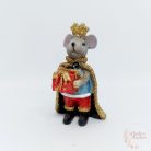 Egér figura koronával