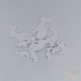 Fa nyuszi - fehér