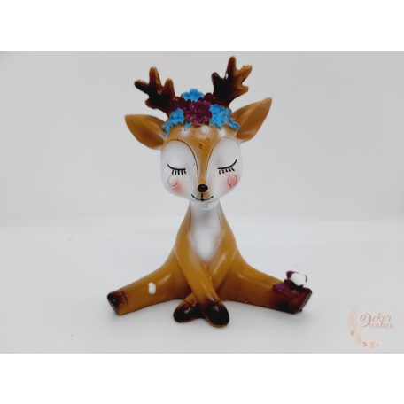 Virágkoszorús őzike