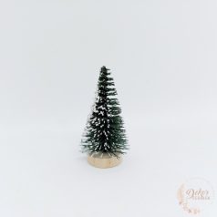 Dekor fenyőfa - sötétzöld - 6 cm