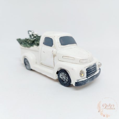 Vintage pick up fenyőfával - világító