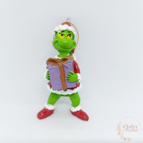 Grincs karácsonyfadísz - akasztós