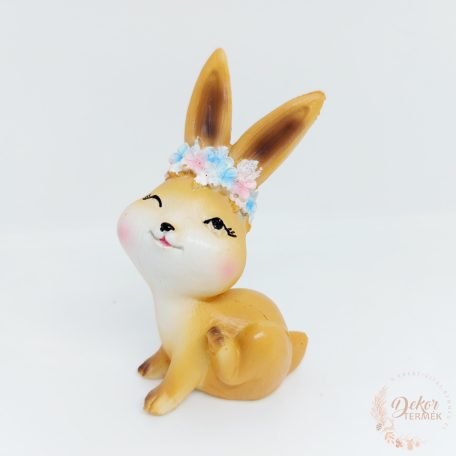 Virágkoszorús nyuszi