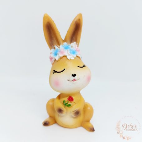 Virágkoszorús nyuszi