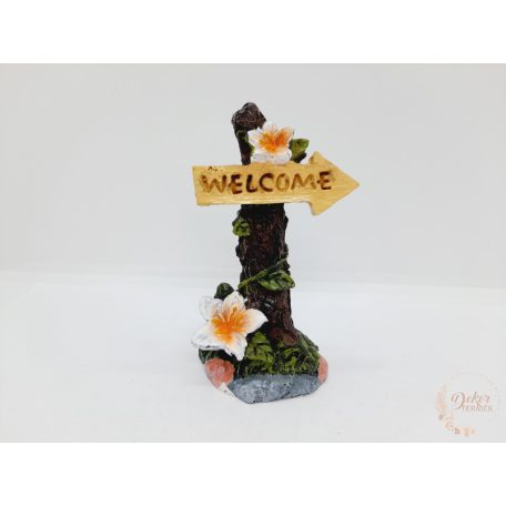 Welcome táblás fa