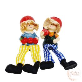 Lógólábú almás figura