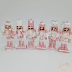 Diótörő figura - rózsaszín