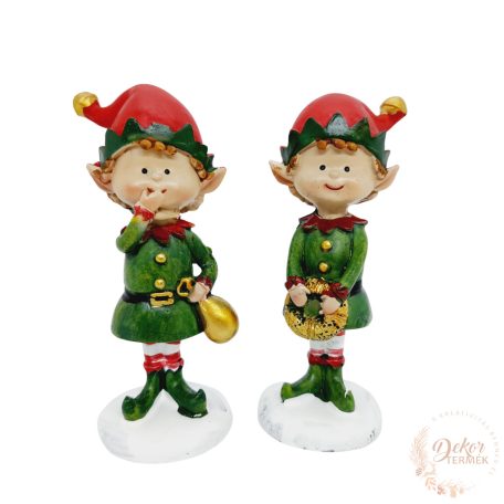 Manó zöld ruhában