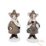 Egér figura - szürke sapkás