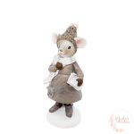 Egér figura - szürke sapkás