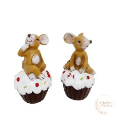 Egér figura muffinon