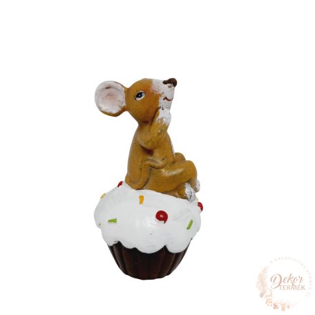Egér figura muffinon