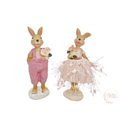 Rózsaszín nyuszi virággal