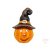 Tök formájú halloween mécsestartó