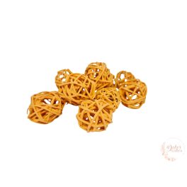 Vessző labda - 3 cm - falfestékes narancs