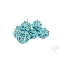 Vessző labda - 3 cm - falfestékes aqua