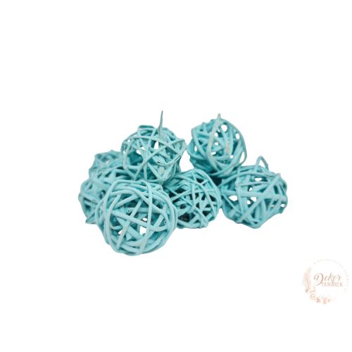 Vessző labda - 3 cm - falfestékes aqua