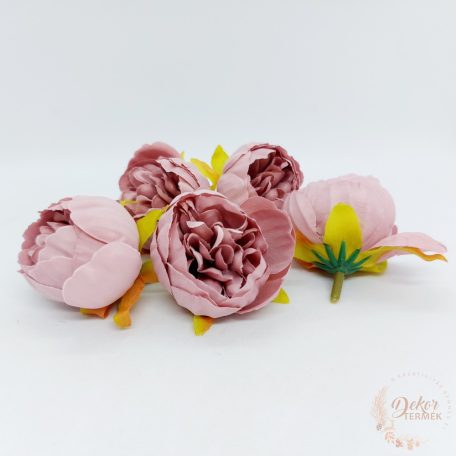 Peony virágfej - 5 cm - mályva