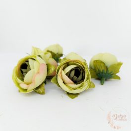 Boglárka virágfej - 3 cm - zöld