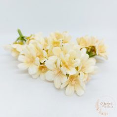Hortenzia virágfej - 7 cm - krém
