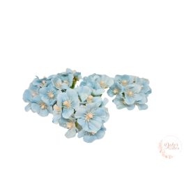 Hortenzia virágfej - 7 cm - világoskék