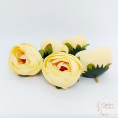 Boglárka virágfej - 4,5 cm - sárga