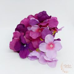Hortenzia virágfej - 12 cm - sötét lila