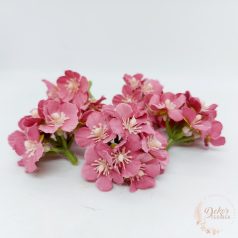 Hortenzia virágfej - 7 cm - sötét mályva