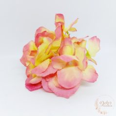 Hortenzia virágfej - 16 cm - krém pink