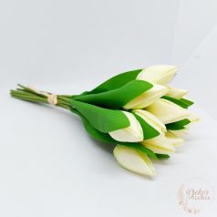 Tulipán csokor - fehér