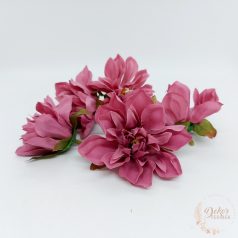 Dália virágfej - 8 cm - sötét mályva
