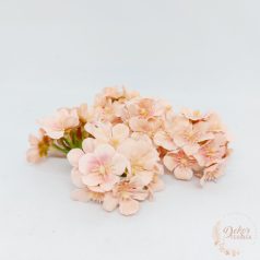 Hortenzia virágfej - 7 cm - sötét barack