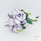 Peónia csokor - lila