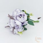 Peónia csokor - lila