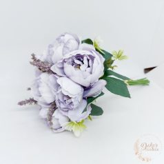 Peónia csokor - lila