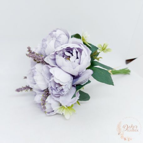 Peónia csokor - lila