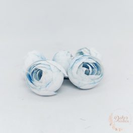 Boglárka selyem virágfej - 3 cm - világoskék