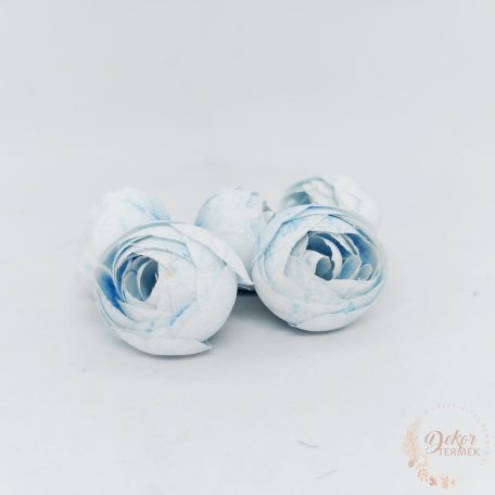 Boglárka selyem virágfej - 3 cm - világoskék