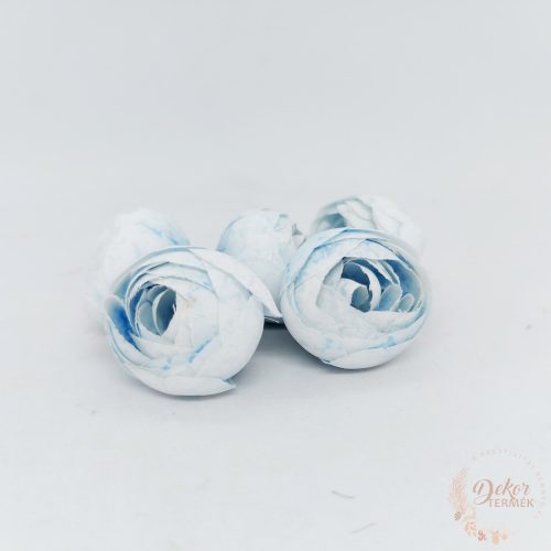 Boglárka selyem virágfej - 3 cm - világoskék